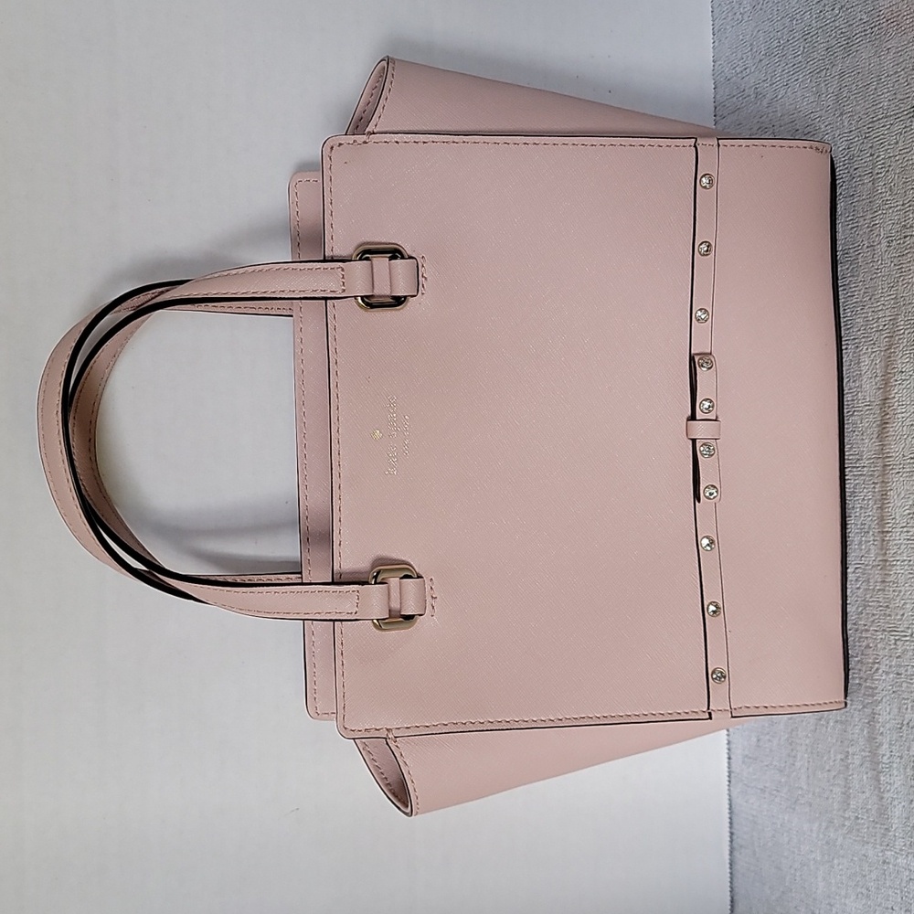 Kate Spade New York pink small Hadlee Laurel Way jeweled handbag